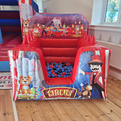 Circus Red Inflatable Ball Pool Air Juggler
