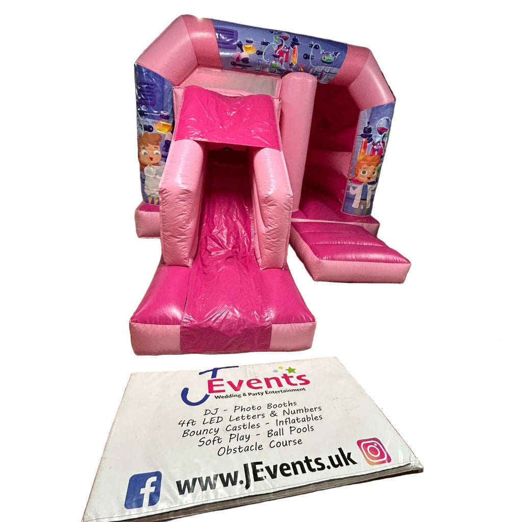 Science / Lab Bounce n Slide Pastel Pink