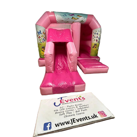 Butterfly Pastel Pink Bounce 'n' Slide