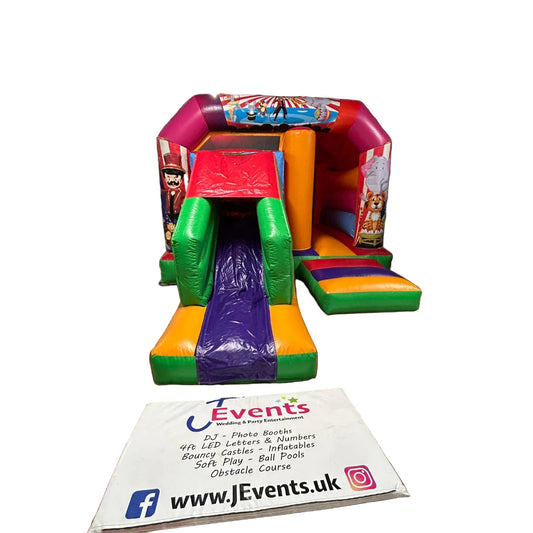 Circus Bounce n Slide Multicoloured