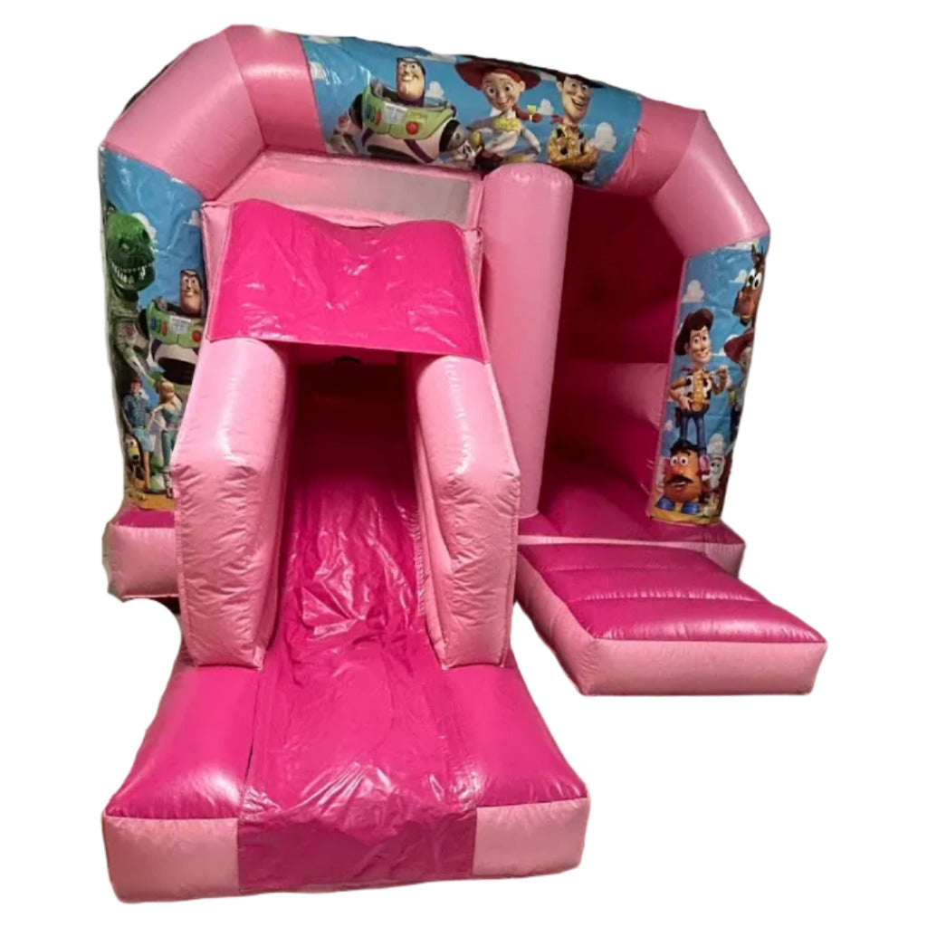 Pastel Pink Bounce 'n' Slide Toy Story Themed