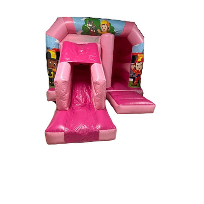 Fireman Bounce 'n' Slide Pastel Pink
