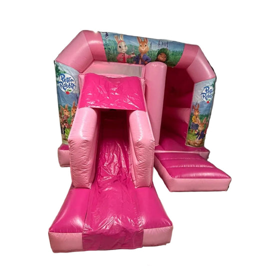 Pastel Pink Bounce 'n' Slide Peter Rabbit Themed
