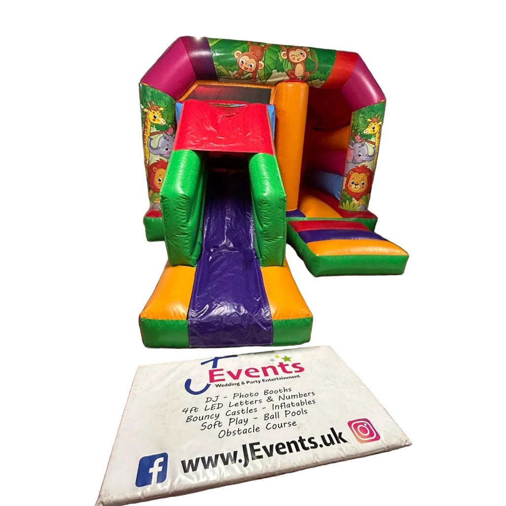 Cute Jungle Multicoloured Bounce 'n' Slide