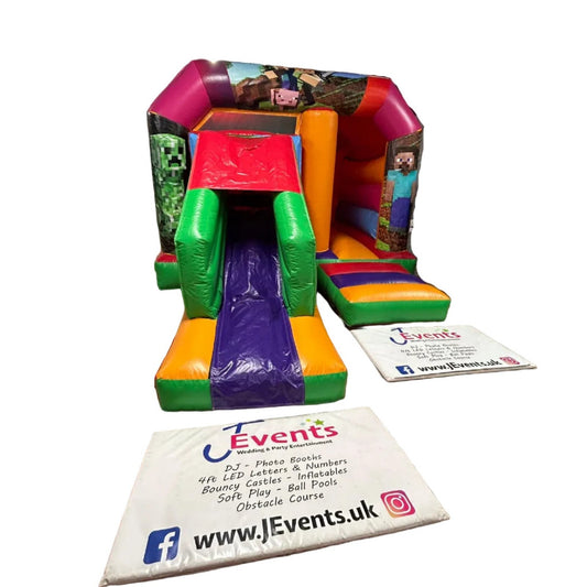 Minecraft Game Bounce n Slide Multicoloured
