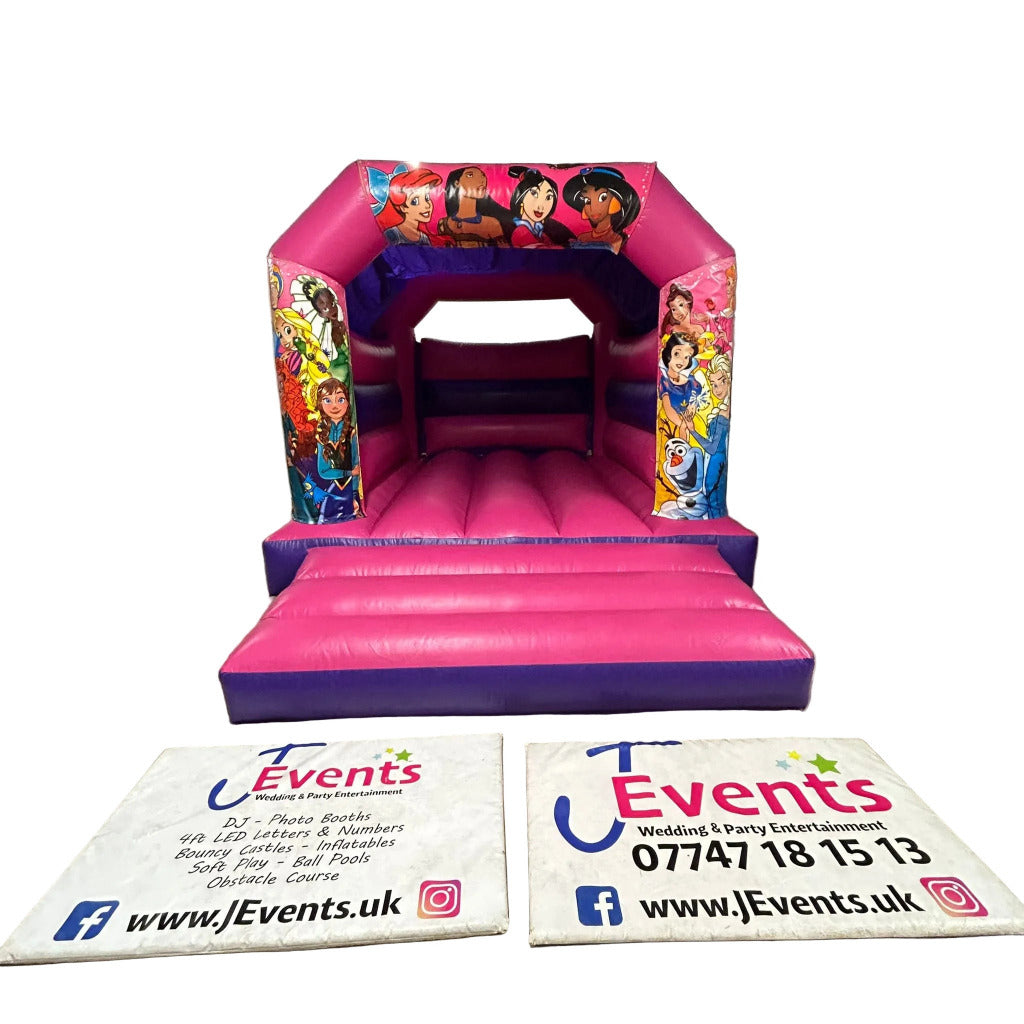Princess Bouncy Castle Pink & Purple
