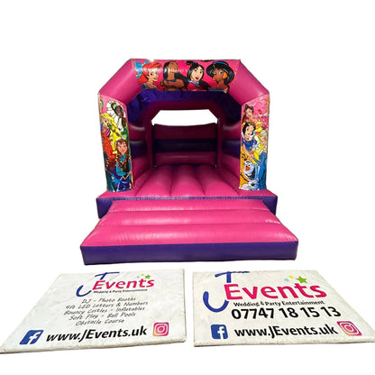Princess Bouncy Castle Pink & Purple