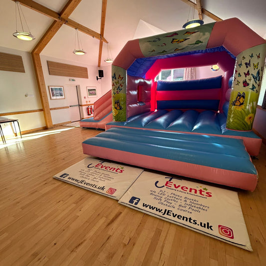 Butterfly Pastel Pink & Pastel Blue Bounce 'n' Slide