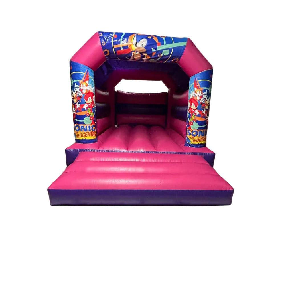 Sonic The Hedgehog Bouncy Castle Pink & Purple