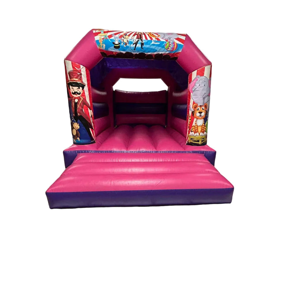 Circus Bouncy Castle Pink & Purple