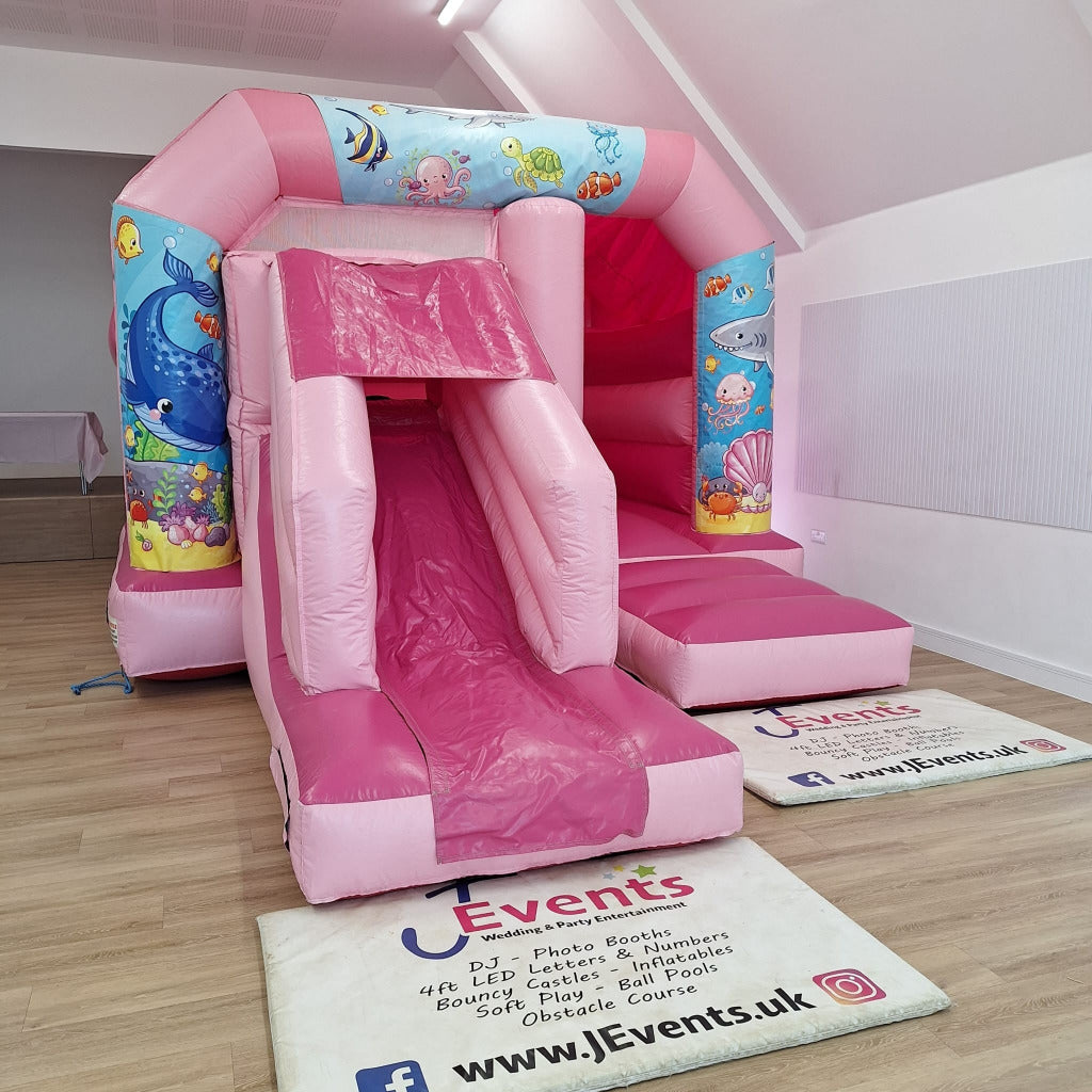 Pink Bounce 'n' Slide Under The Sea  Themed