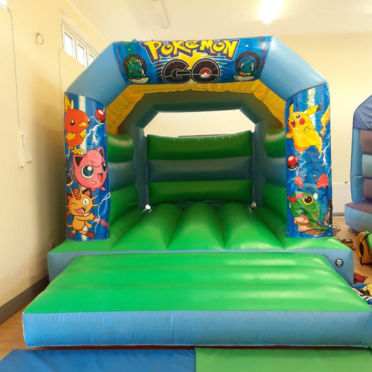 Pokemon Bouncy Castle Blue & Green