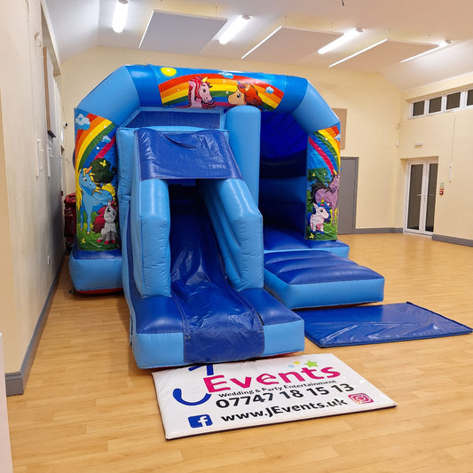 Unicorn Blue Bounce 'n' Slide