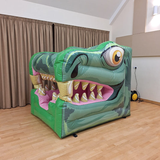 Dinosaur Green Inflatable Ball Pool Air Juggler 3D