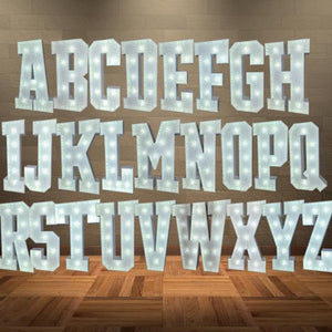 4ft LED Light Up Letters A - Z