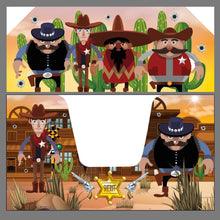 Load image into Gallery viewer, Wild West Bouncy Castle Blue
