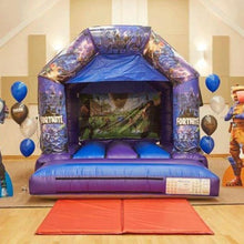 Load image into Gallery viewer, Game Bouncy Castle Blue &amp; Purple
