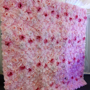 Pink Silk Flower Wall, Magic Mirror Photo Booth & 4ft LOVE Letters Package