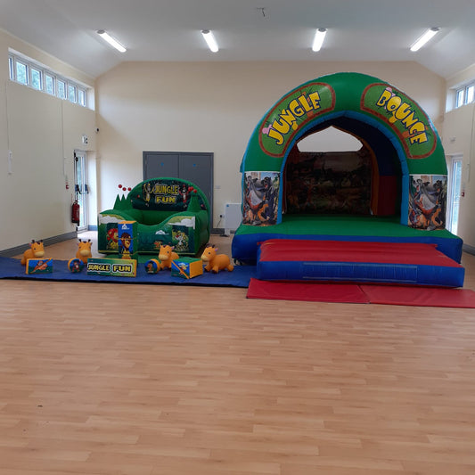 Jungle Bouncy Castle, Ball Pool & Soft Play Package