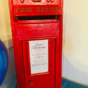 Classic Red Post Box (Cast Iron)