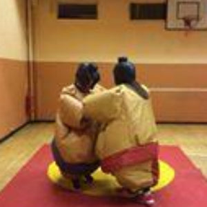 4x Sumo Suits & Giant Twister Inflatable Game, Battle It Out Package