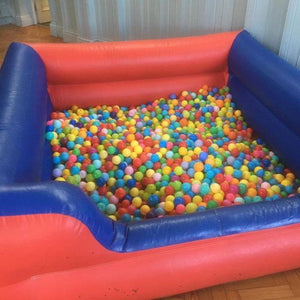 Red & Blue Inflatable Ball Pool