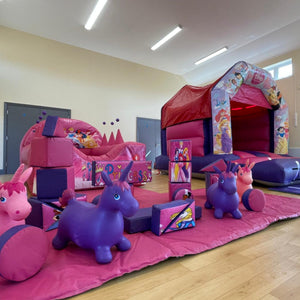 Princess Bouncy Castle, Ball Pool & Soft Play Package