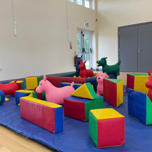 Load image into Gallery viewer, Animal Hoppers, Ball Pool &amp; Soft Play Package (Choose Your Theme / Mixed Colours)
