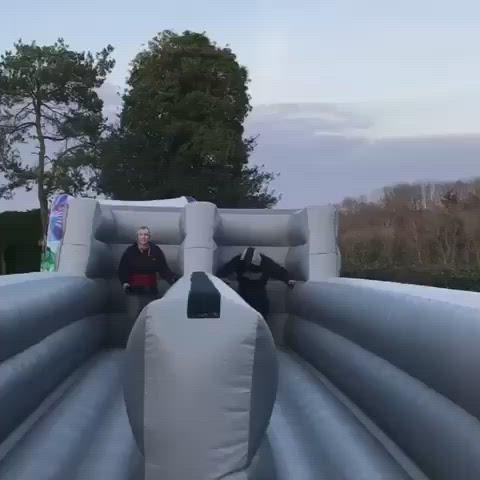 Bungee Run Inflatable Duel Lane