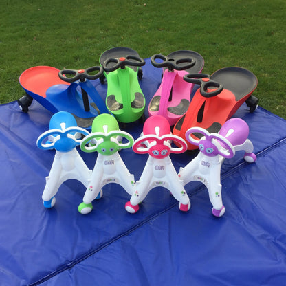 4x Didi Cars & 4x Walk 'n' Ride