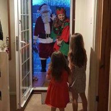 Load image into Gallery viewer, Knock Knock. Who’s There? Christmas Edition Santa &amp; An Elf (Home Visit)
