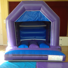 Load image into Gallery viewer, Bouncy Castle Plain Blue &amp; Purple
