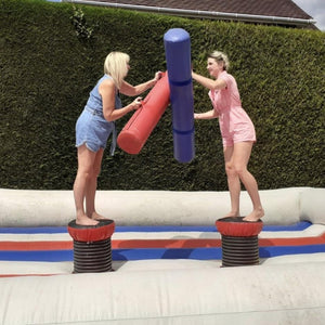 Duel Gladiator Joust Inflatable Red, Blue & White