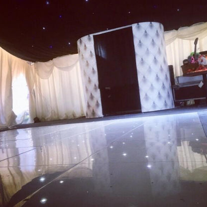 DJ & White Disco Setup Plus Photo Booth