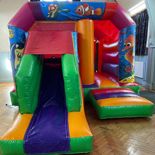 Multicoloured Bounce 'n' Slide Under The Sea Themed