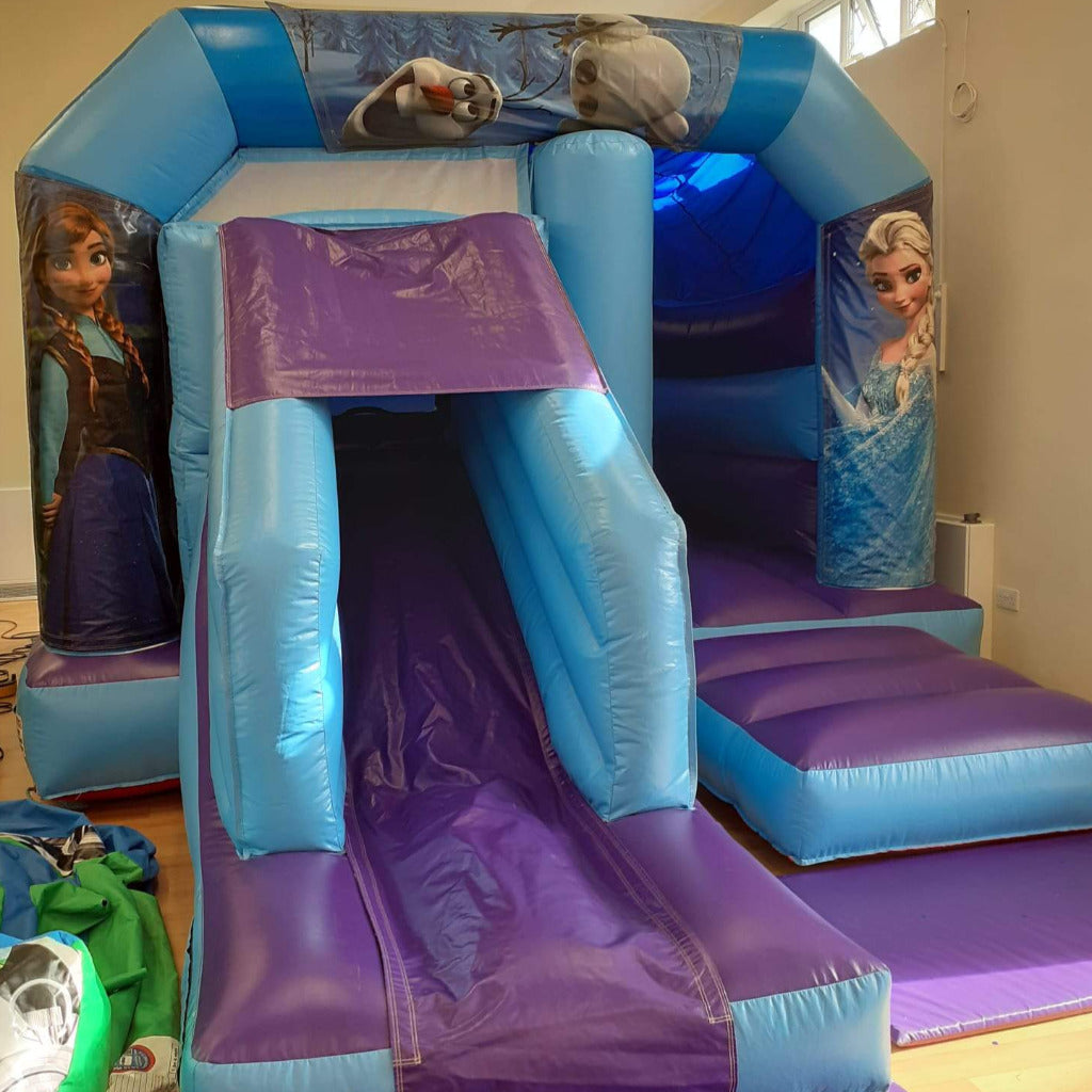 Blue & Purple Bounce 'n' Slide Frozen Themed