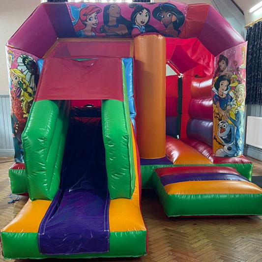 Multicoloured Bounce 'n' Slide Princess Themed