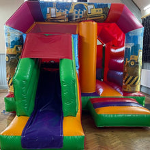 Load image into Gallery viewer, Bounce &#39;n&#39; Slide, Ball Pool &amp; Soft Play Shapes Construction Themed Package
