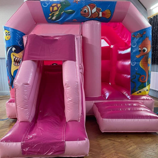 Pink Bounce 'n' Slide Under The Sea Themed