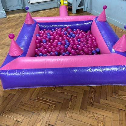 Pink & Purple Inflatable Ball Pool Air Juggler