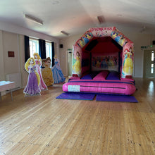 Load image into Gallery viewer, Princess Bouncy Castle Pink &amp; Purple
