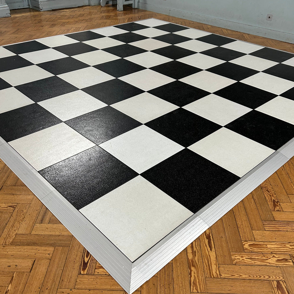 Black & White Chequered Dance Floor