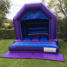 Load image into Gallery viewer, Bouncy Castle Plain Blue &amp; Purple
