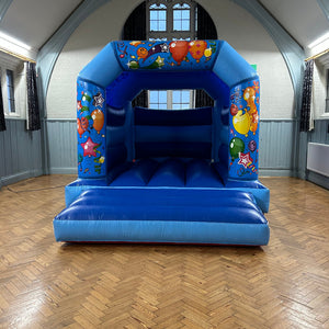 Party Fun Bouncy Castle Blue & Blue