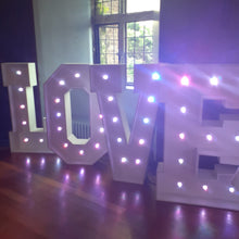 Load image into Gallery viewer, 4ft LED LOVE Letters
