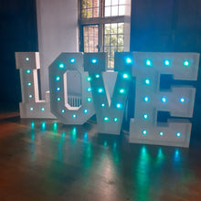 Load image into Gallery viewer, 4ft LED LOVE Letters
