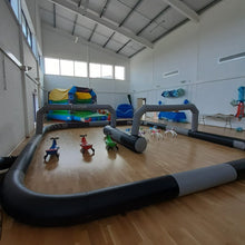 Load image into Gallery viewer, Bouncy Castle, Ball Pool &amp; Didi Cars, Walk &#39;n&#39; Rides, Animal Hoppers (with inflatable track)
