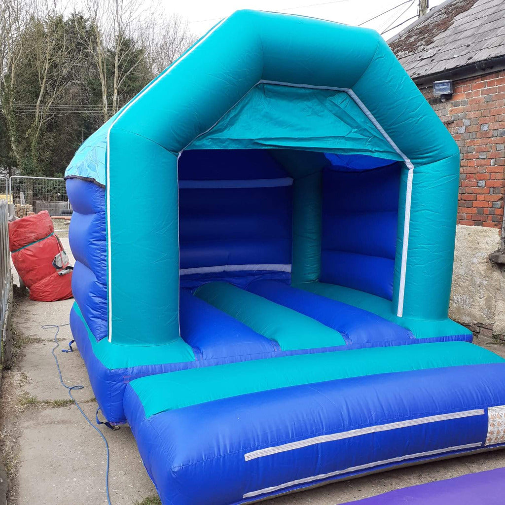 Bouncy Castle Plain Blue & Green