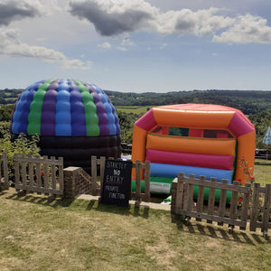 1 x Bounce 'n' Slide & 1 x Disco Dome Bouncy Castle Package