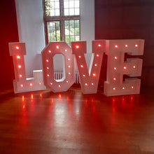 Load image into Gallery viewer, 4ft LED LOVE Letters
